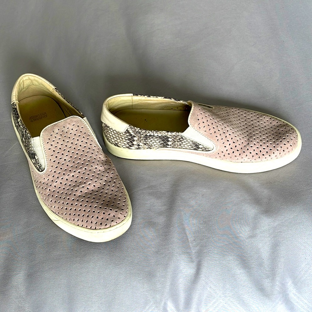 ⚡Johnston & Murphy Elaine Pink Slip On Sneaker